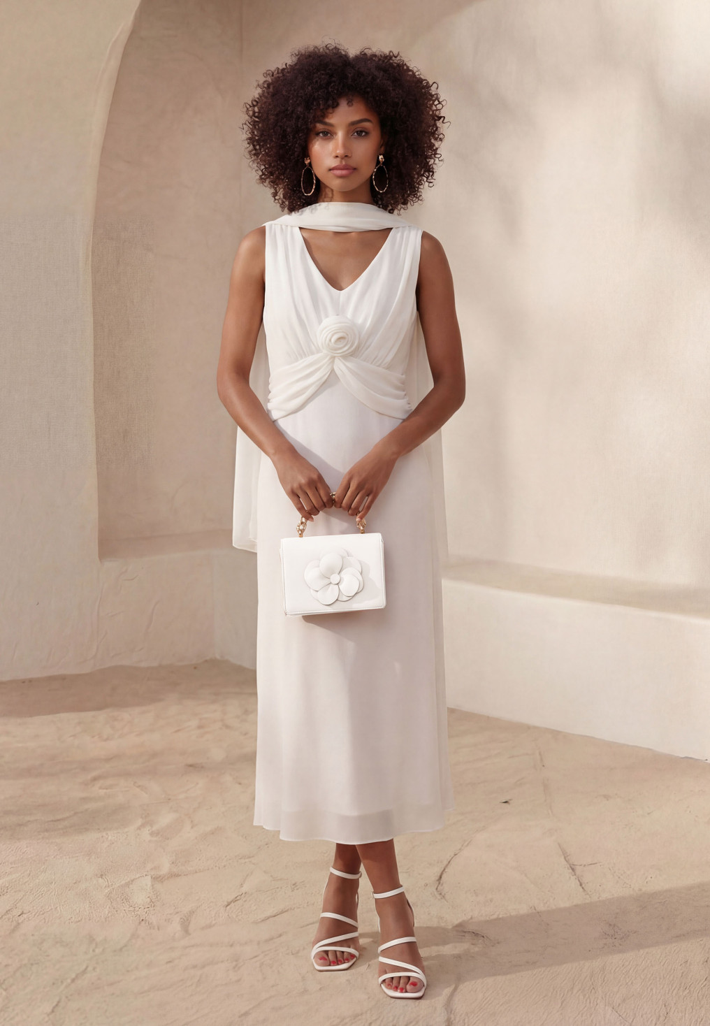 ROBE - LOOTZA - OFF WHITE